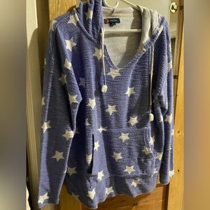 Blue star sweater 1x